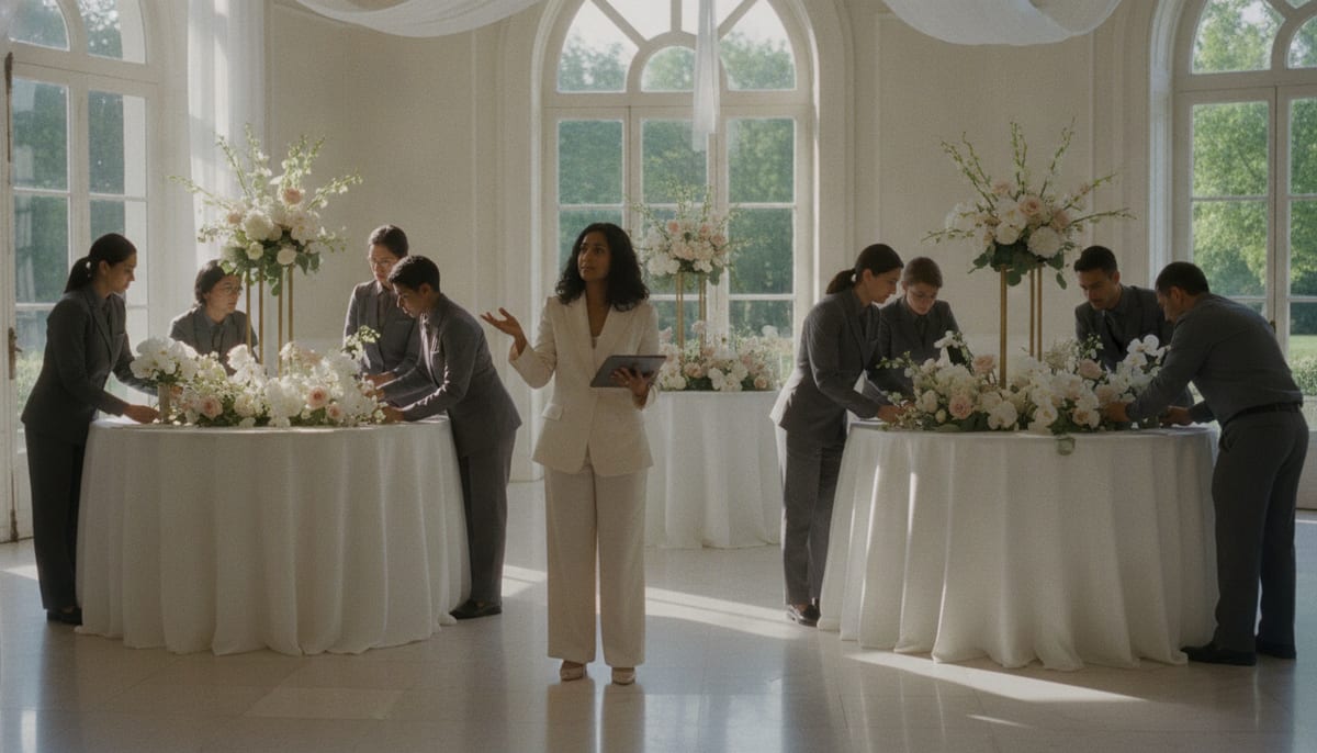 Behind the Scenes of a Smooth 200-Guest Reception