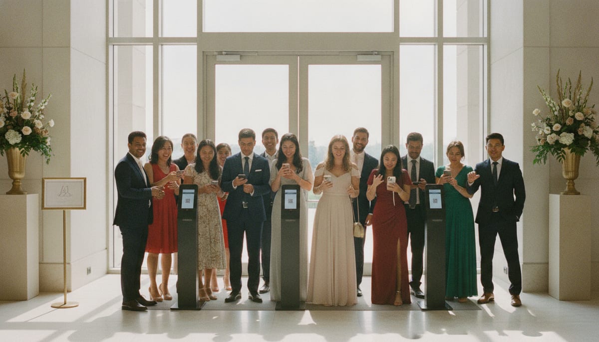 The Complete Wedding-Day Setup with GuestQR