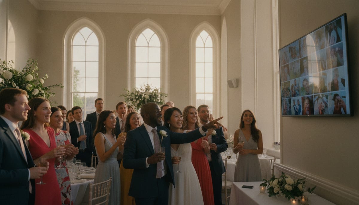 How to Run a Live Photo Wall on Any TV or Projector