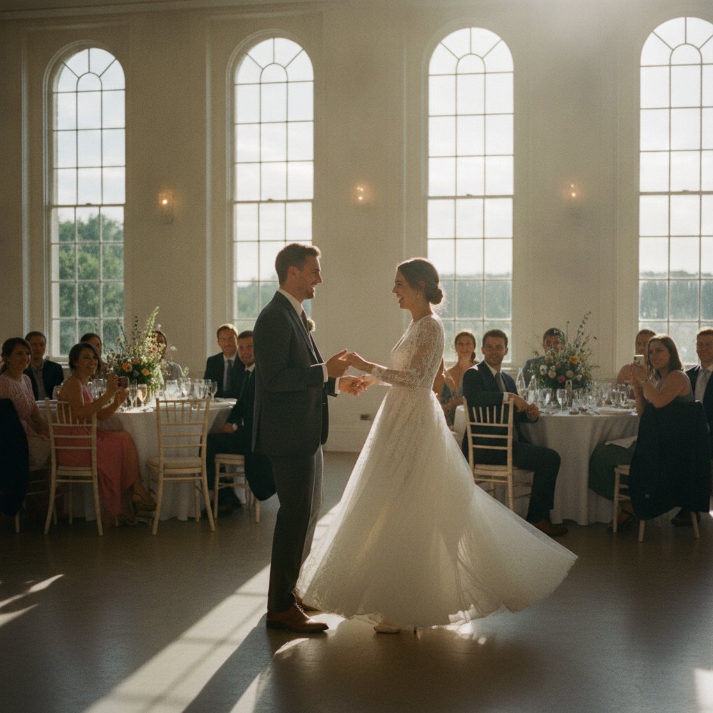 Wedding guest photo on the live wall